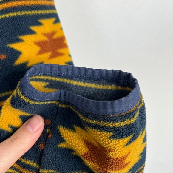 Duluth Trading Co Fleece 1/4 Zip MockJacket Southwest Pattern Relaxed Fit XL - Picture 5 of 8